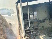 کوہاٹ: پولیس موبائل پر حملہ اور آتشزدگی، بھاری جانی نقصان