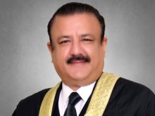 جسٹس طارق محمود جہانگیری کی پورٹریٹ تصویر